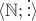 $\langle \mathbb{N}; \vdots \rangle$