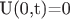 U(0,t)=0