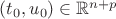 $(t_0,u_0)\in \mathbb{R}^{n+p}$ $(t_0,u_0)\in \mathbb{R}^{n+p}$