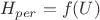 $H_{per}=f(U)$ $H_{per}=f(U)$