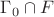 $\Gamma_0 \cap F$