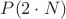 $P(2\cdot N)$