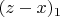 $(z-x)_1$