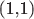 (1,1)