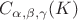 $C_{\alpha,\beta,\gamma}(K)$