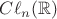 $C\ell_n(\mathbb R)$