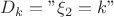 $D_k = 