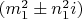 $(m_1^2 \pm n_1^2i)$