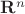 $\mathbf R^n$
