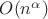 $O(n^{\alpha})$