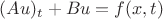 $(Au)_t+Bu=f(x,t)$