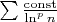 $\sum{\operatorname{const}\over\ln^pn}$