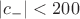 $|c_-|<200$