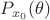 $P_{x_0}(\theta)$