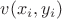 $v(x_i,y_i)$
