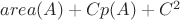 $area(A)+Cp(A)+\p  C^2$