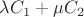 $\lambda C_1 + \mu C_2$