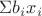 $\Sigma b_ix_i$