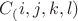 $C_(i,j,k,l)$
