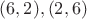 $\[(6,2),(2,6)\]$