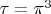 $\tau = \pi^3$