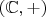 $(\mathbb{C},+)$
