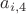 $a_{i,4}$