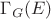 $\Gamma_G(E)$
