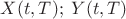 $X(t,T);\;Y(t,T)$