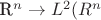 R^n \to L^2(R^n