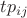 $tp_{i j}$