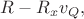 $R-R_xv_Q,$