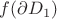 $f(\partial D_1)$