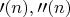 $\prime(n),\prime\prime(n)$