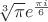 $\sqrt[3]{\pi}e^{\frac{\pi i}6}$