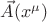 $\vec A(x^\mu)$