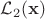 $\mathcal{L}_{2}({\bf x})$