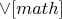 $\vee[math]$