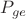 $P_{ge}$