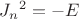 ${J_n}^2 = -E$