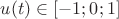 $\Large u(t) \in [-1; 0; 1]$