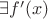 $\exists f'(x)$