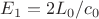 $E_1 = 2 L_0/c_0$