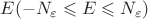 $E(-N_ \varepsilon \leqslant E \leqslant N_ \varepsilon)$