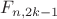 $F_{n,2k-1}$