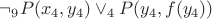 $ \neg _9P(x_4,y_4) \vee _4P(y_4,f(y_4)) $