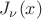 $J_{\nu}(x)$