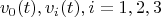$$ { v_{0}(t), {v_{i}(t), i=1,2,3  $$