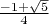 $ \frac{-1 + \sqrt 5}{4} $