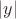 $\lvert y \rvert$